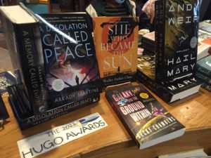 More Hugo finalists at Lemuria Books in Jackson, Mississippi