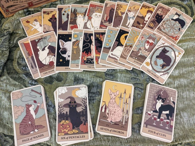 Cats Rule The Earth Tarot 78Card Deck And Guidebook For The Feline
