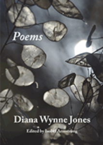 The cover of Poems by Diana Wynne Jones shows delicate leaves in moonlight